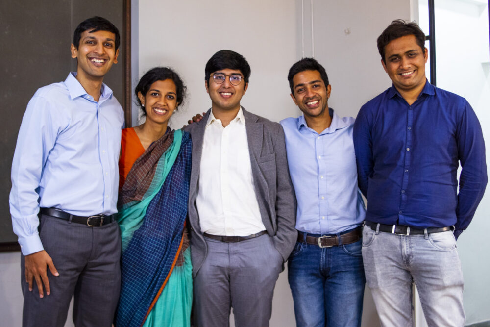 Rocket Learning Founders Standing in Front of White Wall